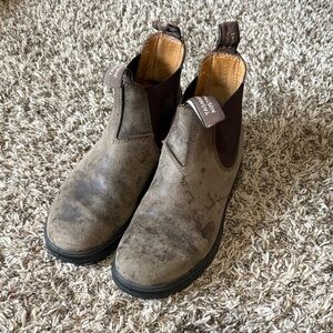 Brown Leather Chelsea Boots